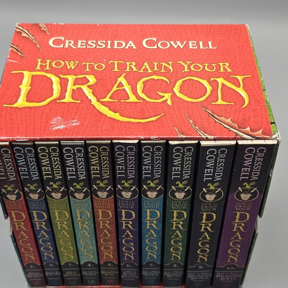 Cressida Cowell How To Train Your Dragon Collection 10 Book Set 1-10 - Picture 2 of 7